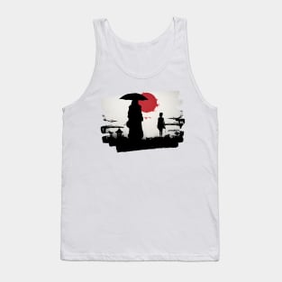 sunset japan Tank Top